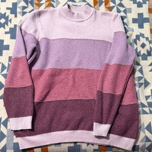 Elle Soft Lilac Knit Sweater